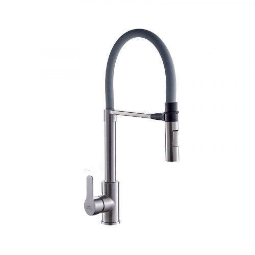 Смеситель для кухни Fashun A54511-12 цвет Сатин Серый