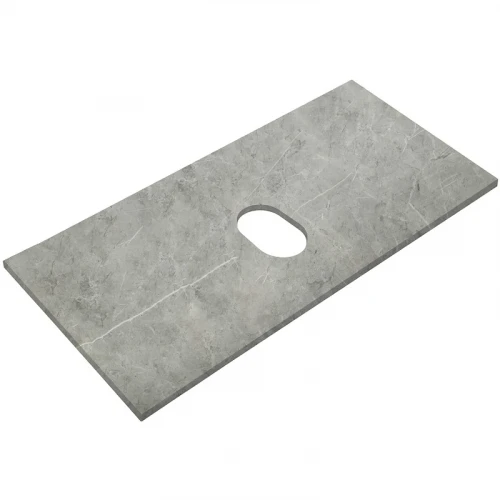 Столешница под раковину BelBagno 100 KEP-100-MGL-W0 Marmo Grigio Lucido искусственный камень (литьевой мрамор)