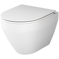 Унитаз AM.PM Spirit V2.0 FlashClean C701700MWSC подвесной Белый матовый с сиденьем микролифт фарфор подвесной