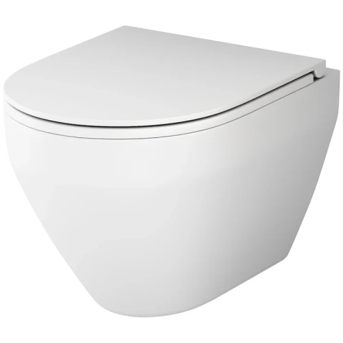 Унитаз AM.PM Spirit V2.0 FlashClean C701700MWSC подвесной Белый матовый с сиденьем микролифт фарфор подвесной