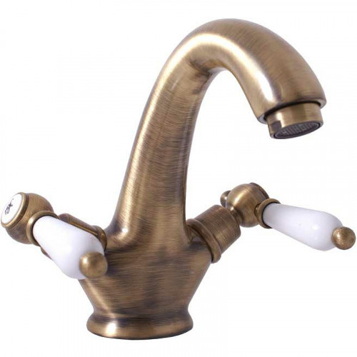 Смеситель для раковины Rav Slezak Morava retro MK528.5SM Бронза латунь