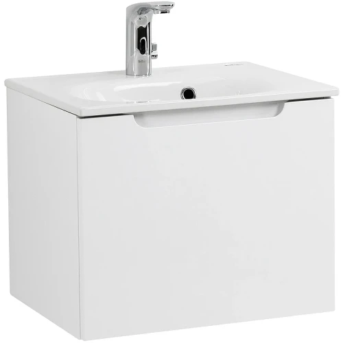 Тумба под раковину BelBagno Etna 50 ETNA-500-1C-SO-BL-P подвесная Bianco Lucido МДФ / ЛДСП