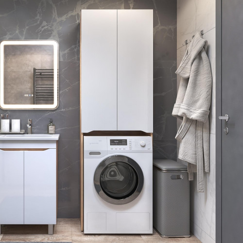 Шкаф пенал Vigo Grani 64 036 над стиральной машиной цвет Дуб золотой