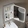 Зеркальный шкаф Alavann Cosmetic Light 50 ALV1174001 с подсветкой цвет Белый
