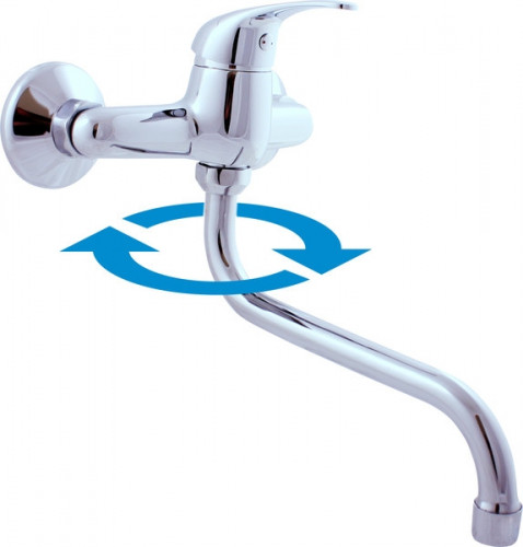 Смеситель для раковины Rav Slezak Sazava SA001.5/22 Хром на стену