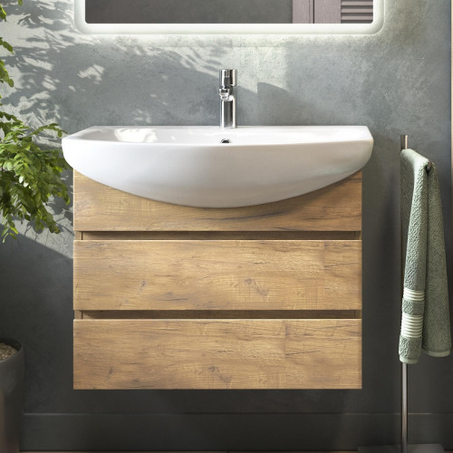 Тумба под раковину Vigo Wing 60 tp.WIN.BAL.60.2Y подвесная цвет Дуб золотой