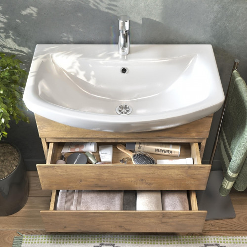 Тумба под раковину Vigo Wing 60 tp.WIN.BAL.60.2Y подвесная цвет Дуб золотой