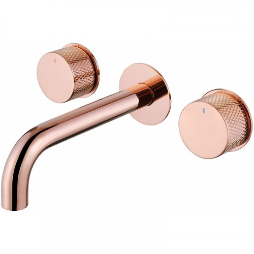Смеситель для раковины Abber Wasser Kreis AF81122RG Розовое золото латунь встраиваемый