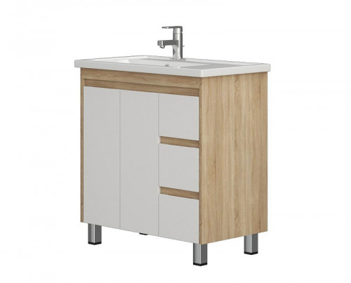 Тумба под раковину Corozo Остин 80 SD-00000547 цвет Белый