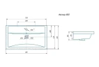 Тумба под раковину Corozo Остин 80 SD-00000547 цвет Белый