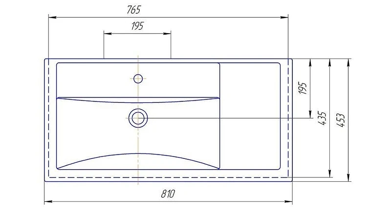 Тумба под раковину Corozo Остин 80 SD-00000547 цвет Белый