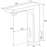 Смеситель для раковины beWash Photocell BWAM1BS8039