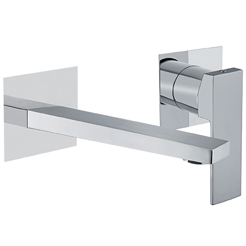 Смеситель для раковины Fiore Kube 100CR7597 Хром встраиваемый