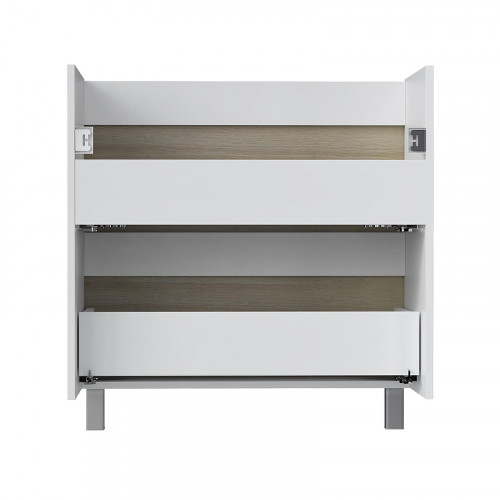 Тумба под раковину Vigo Cross 80 449 цвет Дуб давос натуральный Белый