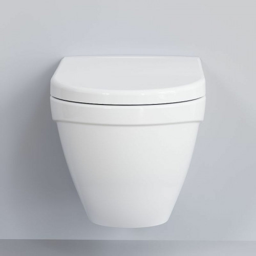 Унитаз Ambassador Nord 133T20001 подвесной Белый глянцевый без сиденья фарфор подвесной