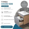 Тумба с раковиной Vigo Grani 50 028 дуб золотой-com подвесная цвет Белый Дуб золотой