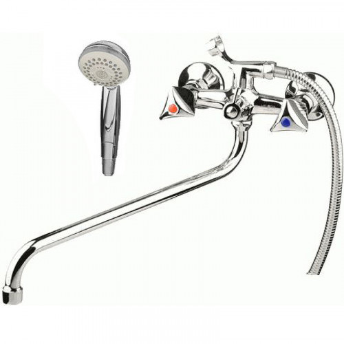 Смеситель для ванны Melodia della vita Dinatro MDV40141 универсальный Хром