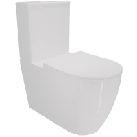 Унитаз компакт Creto Logan 1005-001-L6CW цвет Белый с бачком и сиденьем Микролифт