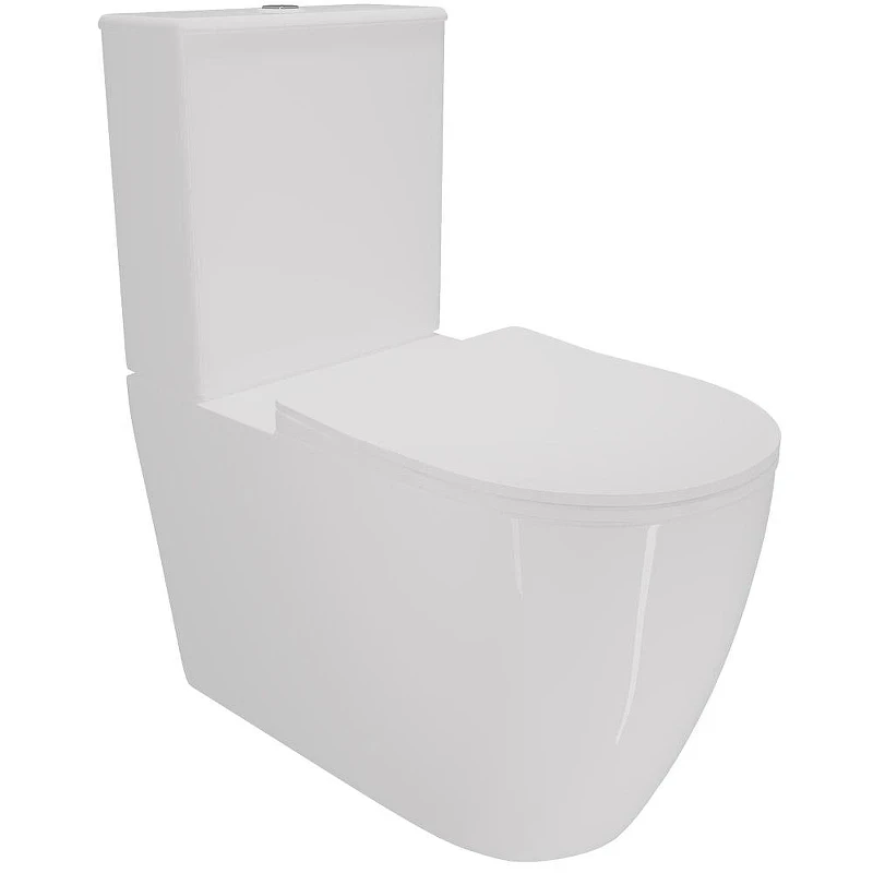 Унитаз компакт Creto Logan 1005-001-L6CW цвет Белый с бачком и сиденьем Микролифт