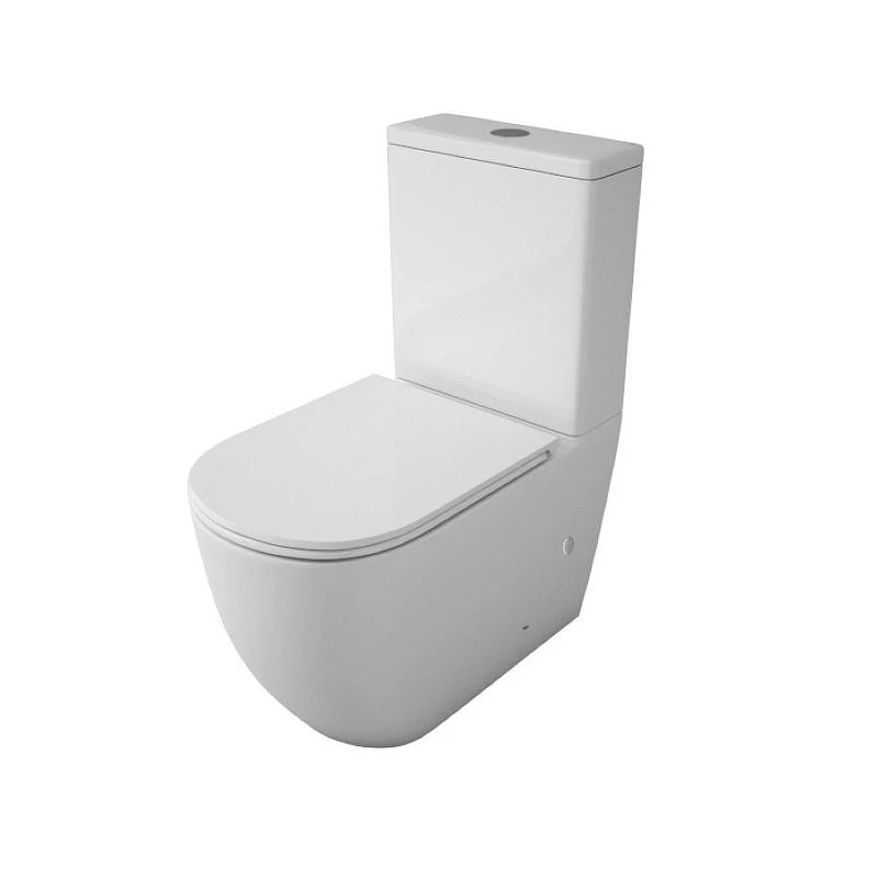 Унитаз компакт Creto Logan 1005-001-L6CW цвет Белый с бачком и сиденьем Микролифт