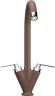 Смеситель для кухни Ulgran Classic U-011-307 Терракот латунь