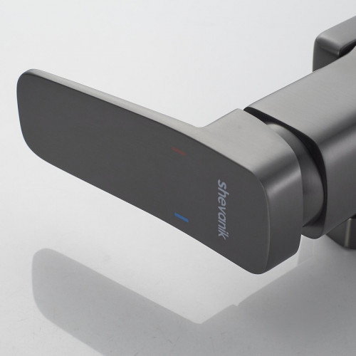 Смеситель для ванны Shevanik S99T S9952T цвет Оружейная сталь