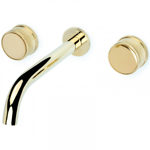 Смеситель для раковины Boheme Prestige 152-2-G-PR Золото латунь встраиваемый