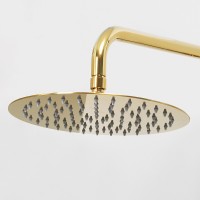 Душевая система WasserKRAFT Sauer A17101 Золото латунь на стену