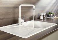 Смеситель для кухни Blanco Mili 525127 Белый Хром латунь