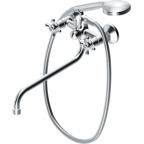 Смеситель для ванны Dorff Vintage D6095000 универсальный Хром латунь на стену