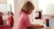 Раковина Geberit Bambini 60 326060000 детская Белая фарфор подвесная