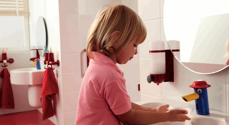 Раковина Geberit Bambini 60 326060000 детская Белая фарфор подвесная