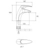 Смеситель для раковины Shouder Senior 0140206 Золото