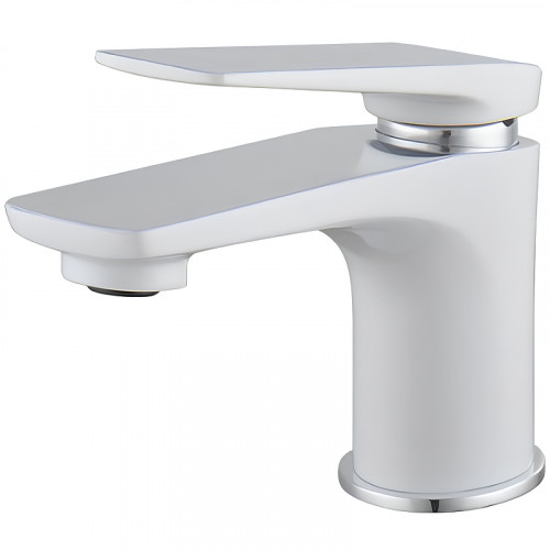 Смеситель для раковины Lemark Allegro LM5916CW с гигиеническим душем Хром Белый латунь