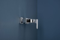 Смеситель для душа Aquanet Cubic SD90447 187231 Хром латунь на стену