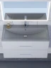 Раковина Uperwood Foster Quartz 80 291030037 цвет Бетон