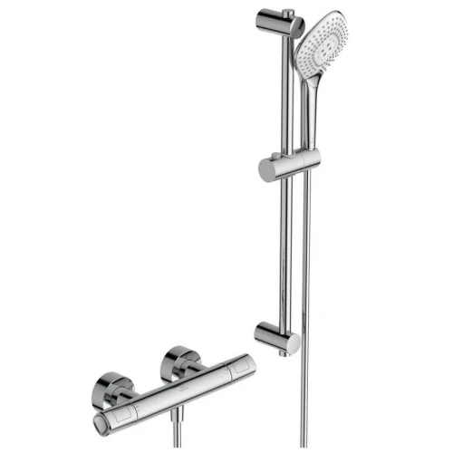 Смеситель для душа Ideal Standard Ceratherm T100 A7234AA с термостатом цвет Хром