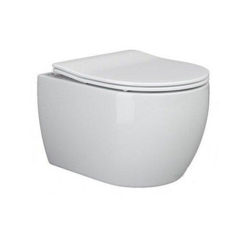 Унитаз с инсталляцией Ceramicanova Игра (Play) CN3001_121002CH цвет Белый с сиденьем Микролифт и клавишей смыва цвет Хром глянцевый