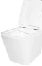 Комплект унитаза с инсталляцией BelBagno Due BB3103CHR/SC/BB002-80/BB014-SR-BIANCO с сиденьем Микролифт и Белой клавишей смыва фаянс подвесной