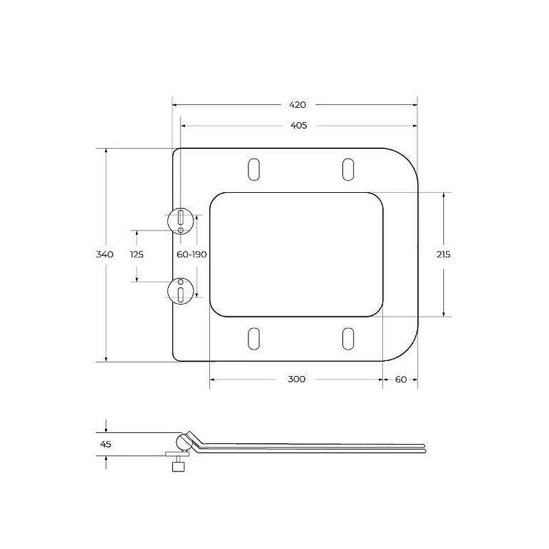Комплект унитаза с инсталляцией BelBagno Due BB3103CHR/SC/BB002-80/BB014-SR-BIANCO с сиденьем Микролифт и Белой клавишей смыва фаянс подвесной