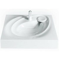 Раковина Maretti Valentina 60 VA13SM98-844 на стиральную машину Белая искусственный камень (литьевой мрамор) подвесная, на стиральную машину