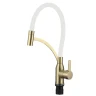Смеситель для кухни Fmark FS8244C-02 цвет Бронза Белый