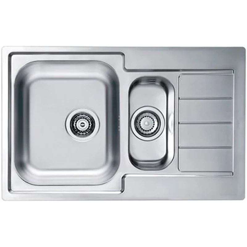 Кухонная мойка Alveus Line 70 NAT-90 790x500 1065684 Натуральная сталь нержавеющая сталь встраиваемый