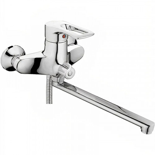 Смеситель для ванны Ledeme H25 2225L универсальный Хром латунь на стену