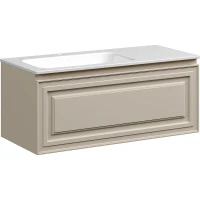 Тумба под раковину Sancos Very 100 L VR100LCE подвесная Beige Soft МДФ / ЛДСП