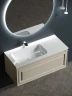 Тумба под раковину Sancos Very 100 L VR100LCE подвесная Beige Soft МДФ / ЛДСП