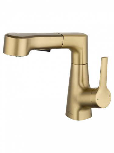 Смеситель для раковины Wonzon &amp; Woghand WW-121B108-BG цвет Брашированное золото