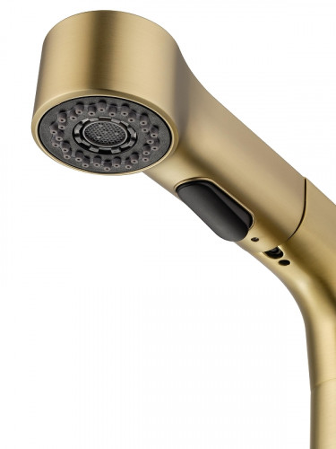 Смеситель для раковины Wonzon &amp; Woghand WW-121B108-BG цвет Брашированное золото