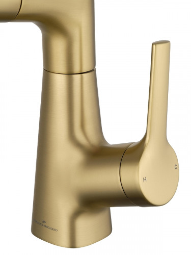 Смеситель для раковины Wonzon &amp; Woghand WW-121B108-BG цвет Брашированное золото