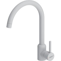 Смеситель для кухни Dorff Logic D3007033 Белый нержавеющая сталь